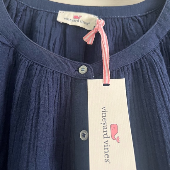 Vineyard Vines Sea Stitch Flutter SLV Dress - Picture 9 of 9